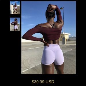 Til You Collapse TYC Scrunch Shorts xxs BNWT